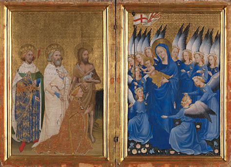  The Wilton Diptych - Ikoniczny Obraz Złocenych Detali i Mrocznych Tajemnic!